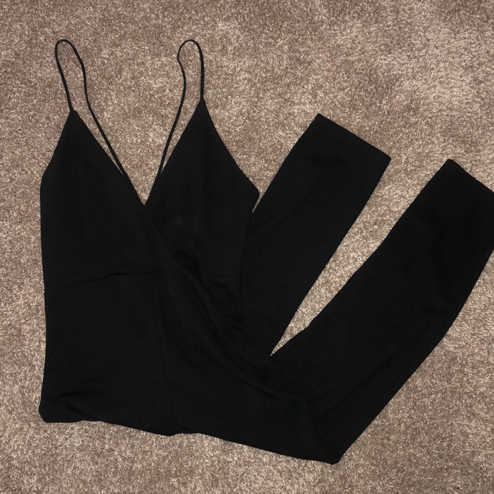 Strappy Black Jumpsuit